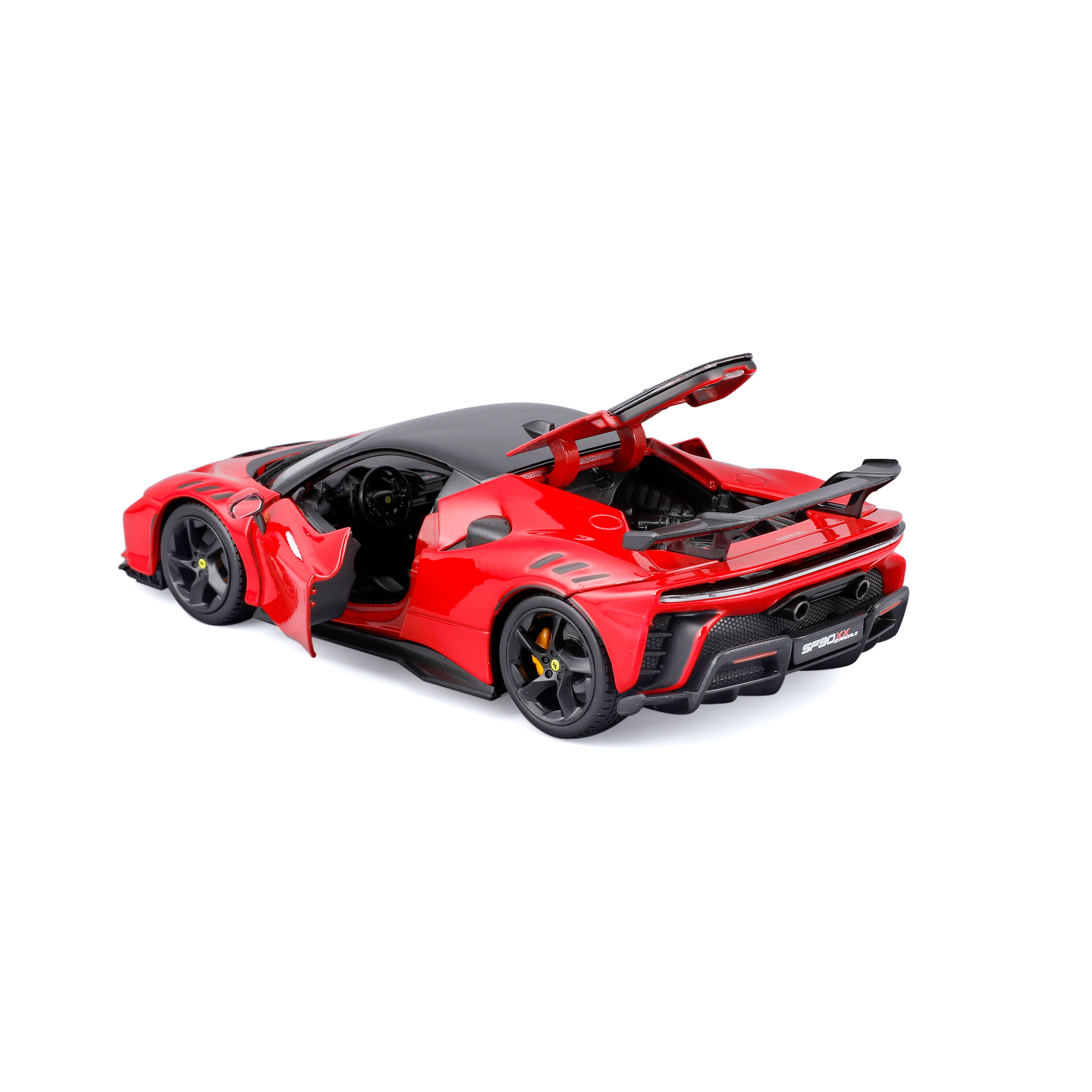 bburago-ferrari-sf90xx-1-24-rouge-avec-vitrine-exclusivit-web image 6