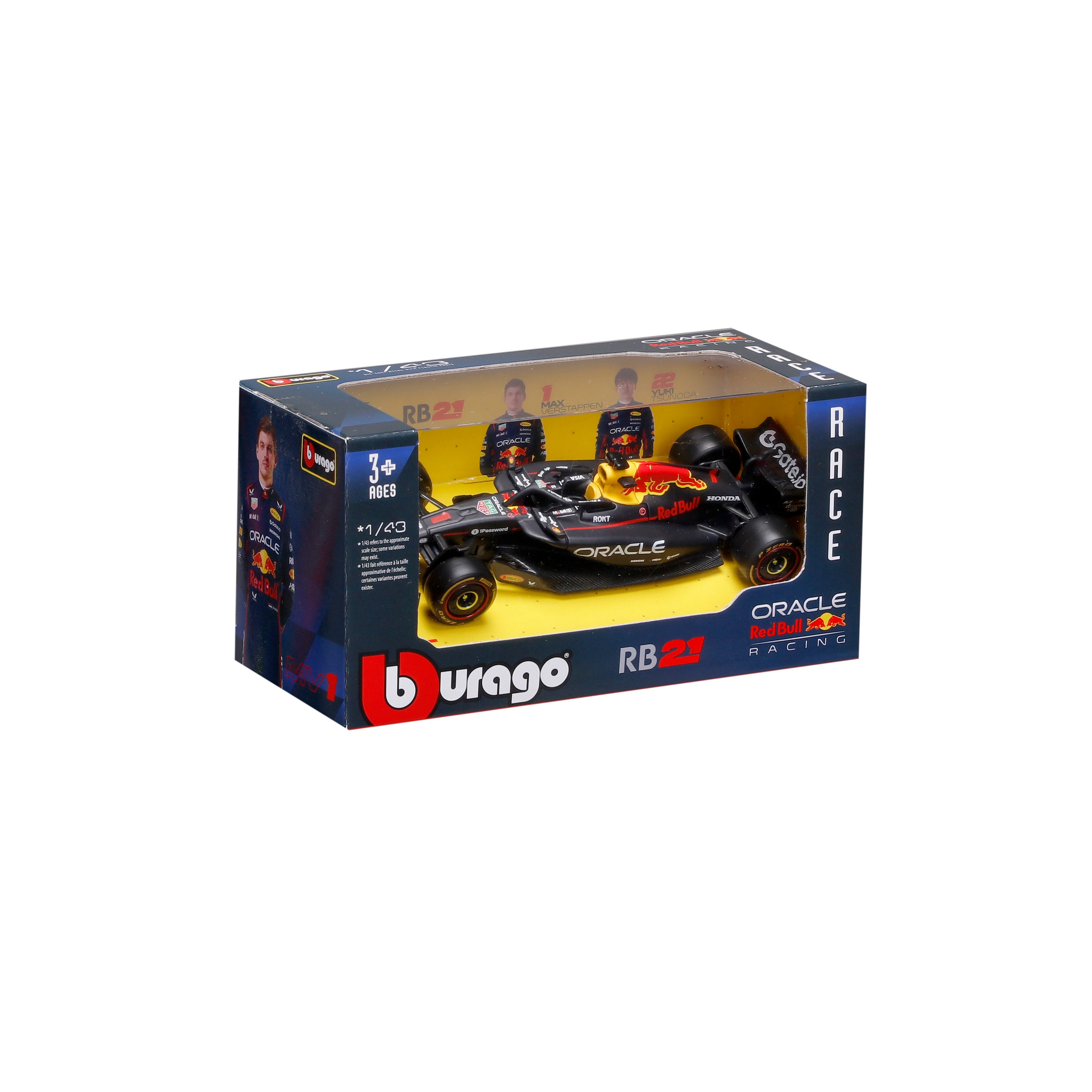 bburago-oracle-red-bull-racing-rb21-2025-1-verstappen-f1-1-43 image 2