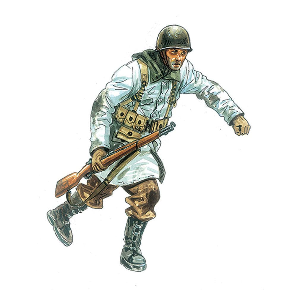 italeri-i6133-maquette-figurines-infanterie-us-tenue-hiver-1-72-wwii image 4