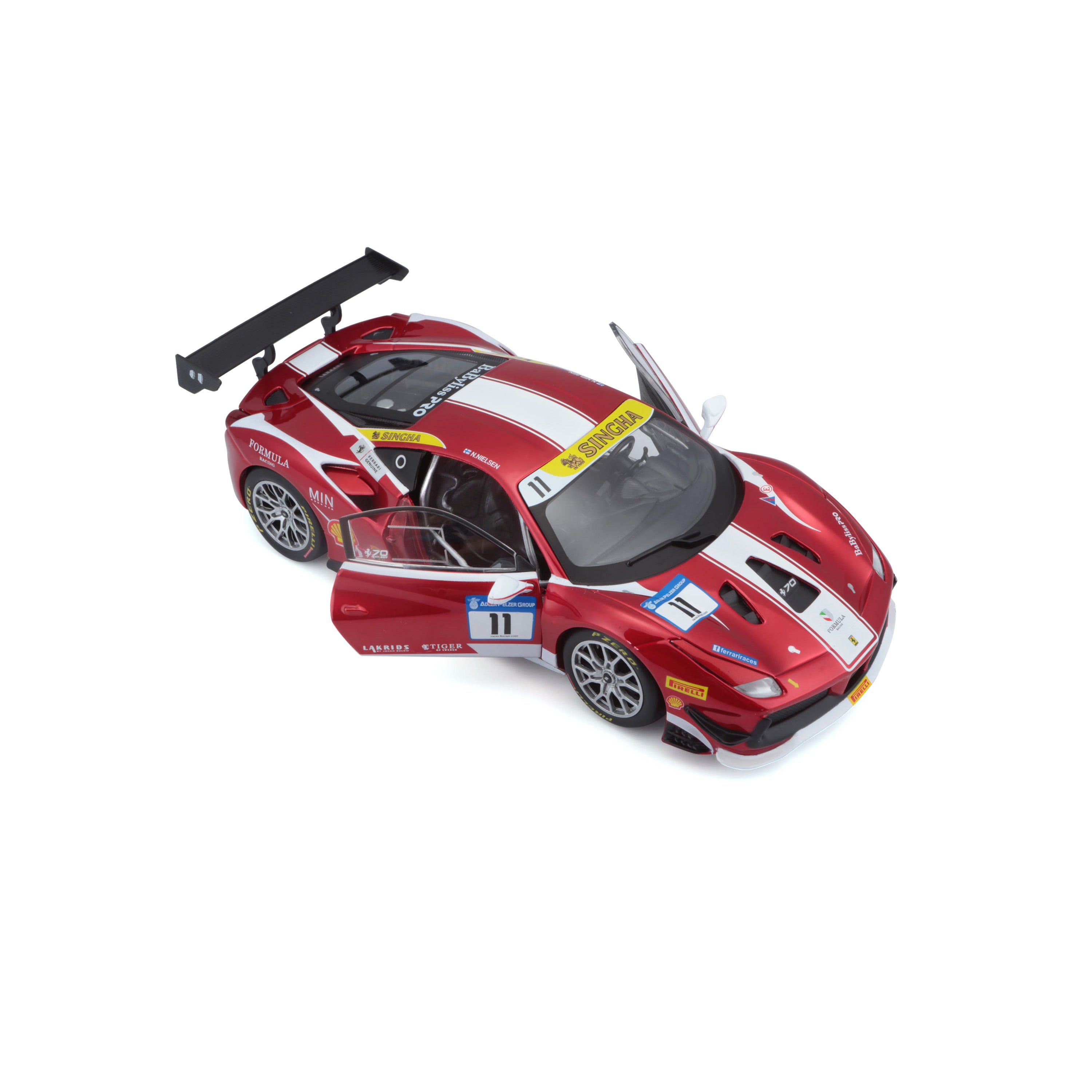 bburago-ferrari-488-challenge-formula-racing-2017-1-24-diecast-portes-ouvrantes image 4