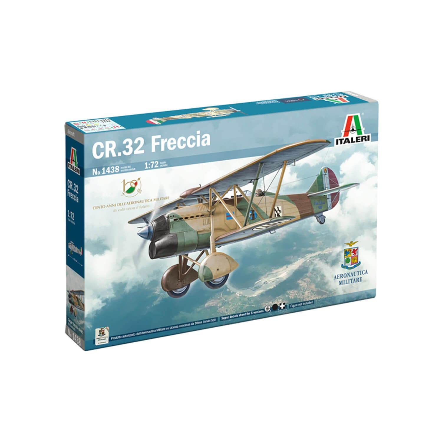 italeri-1438-fiat-cr-32-freccia-maquette-avion-1-72-monter image 8