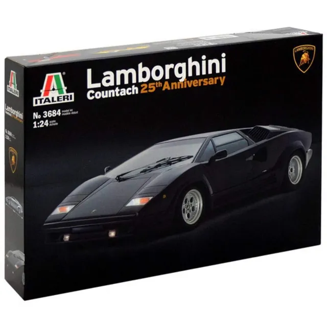 italeri-3684-maquette-voiture-lamborghini-countach-25th-anniversary-1-24 image 1