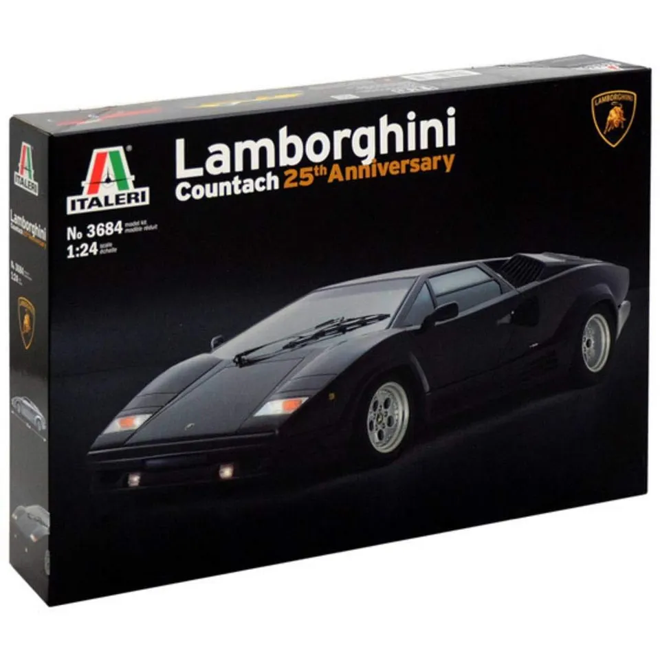 italeri-3684-maquette-voiture-lamborghini-countach-25th-anniversary-1-24 image 1
