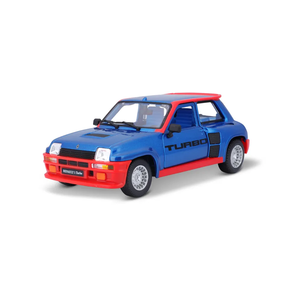 bburago-renault-5-turbo-1-24-bleu-rouge image 1