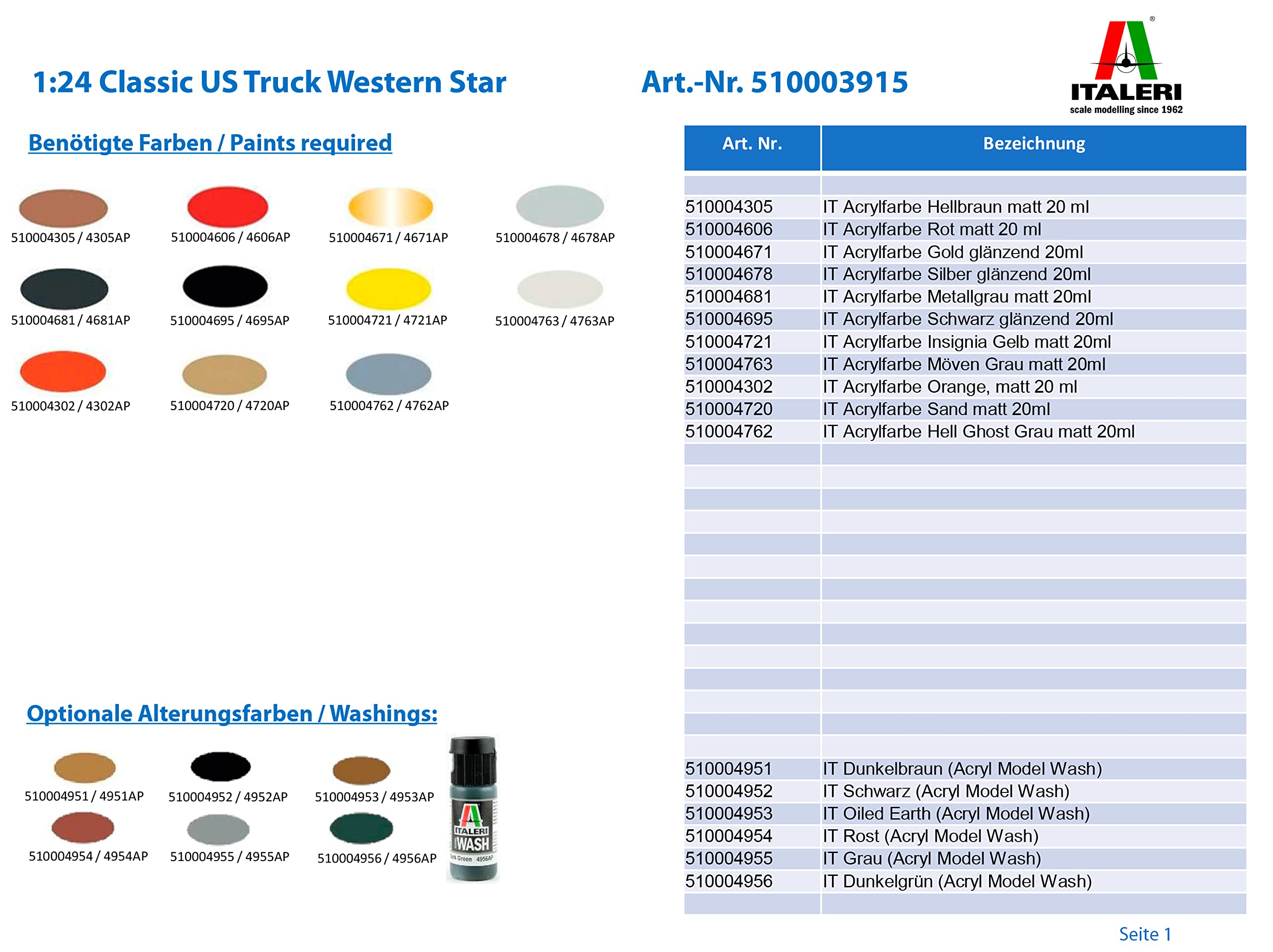 italeri-3915-western-star-classic-maquette-camion image 2