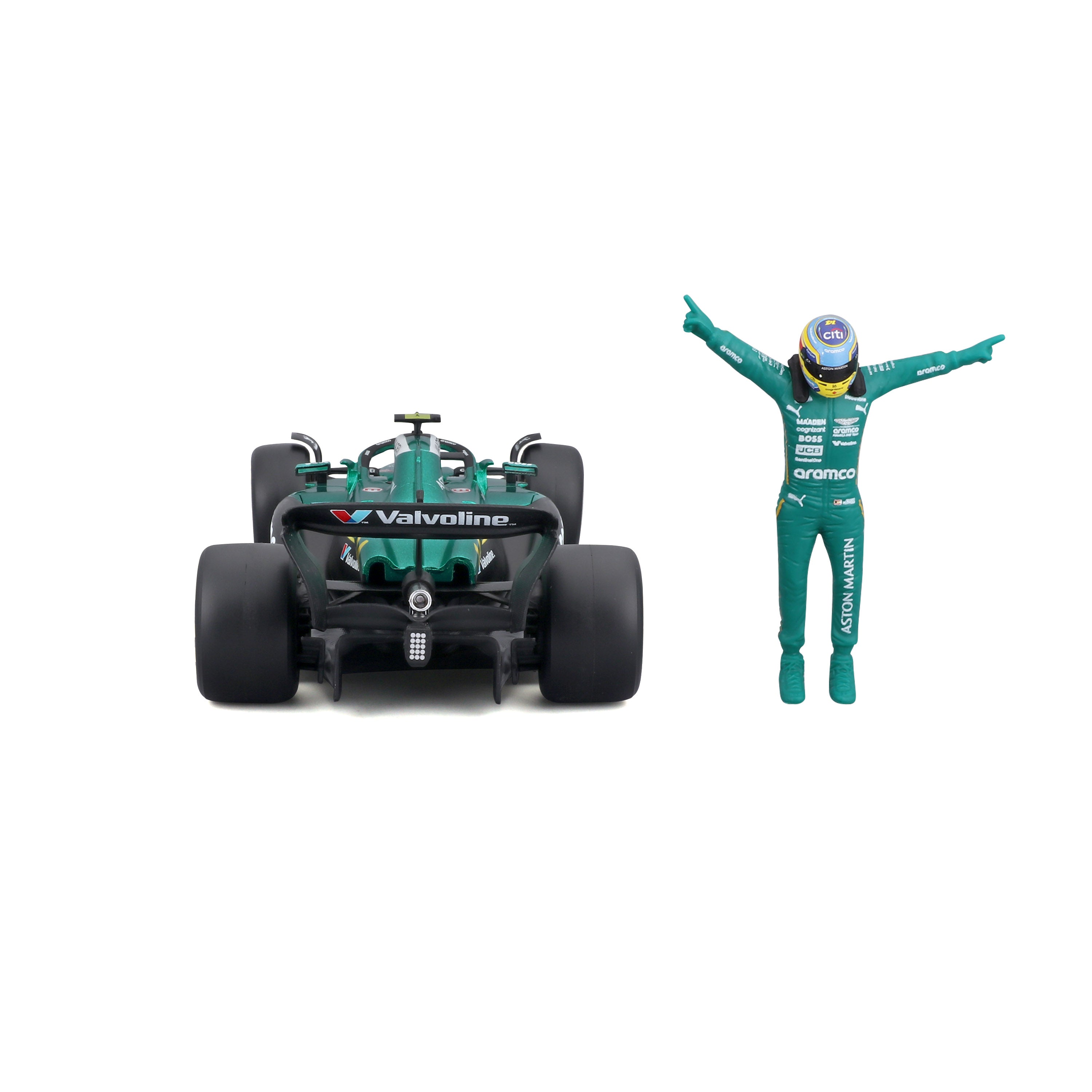 bburago-aston-martin-amr25-14-fernando-alonso-f1-2025-voiture-f1-miniature-1-24- image 4