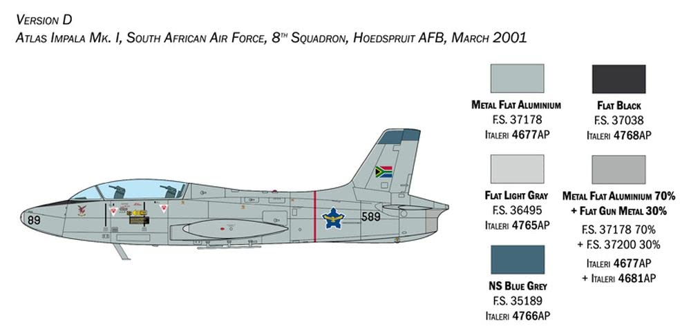 italeri-2814-aermacchi-mb-326-maquette-avion-1-48 image 7
