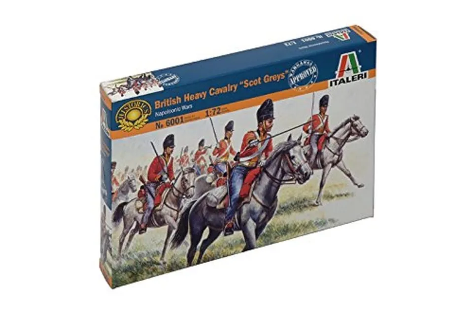 italeri-i6001-maquette-figurines-cavalerie-lourde-britannique-scots-greys-1-72 image 1