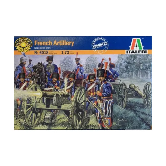 italeri-i6018-maquette-figurines-artillerie-de-la-garde-fran-aise-chelle-1-72 image 1