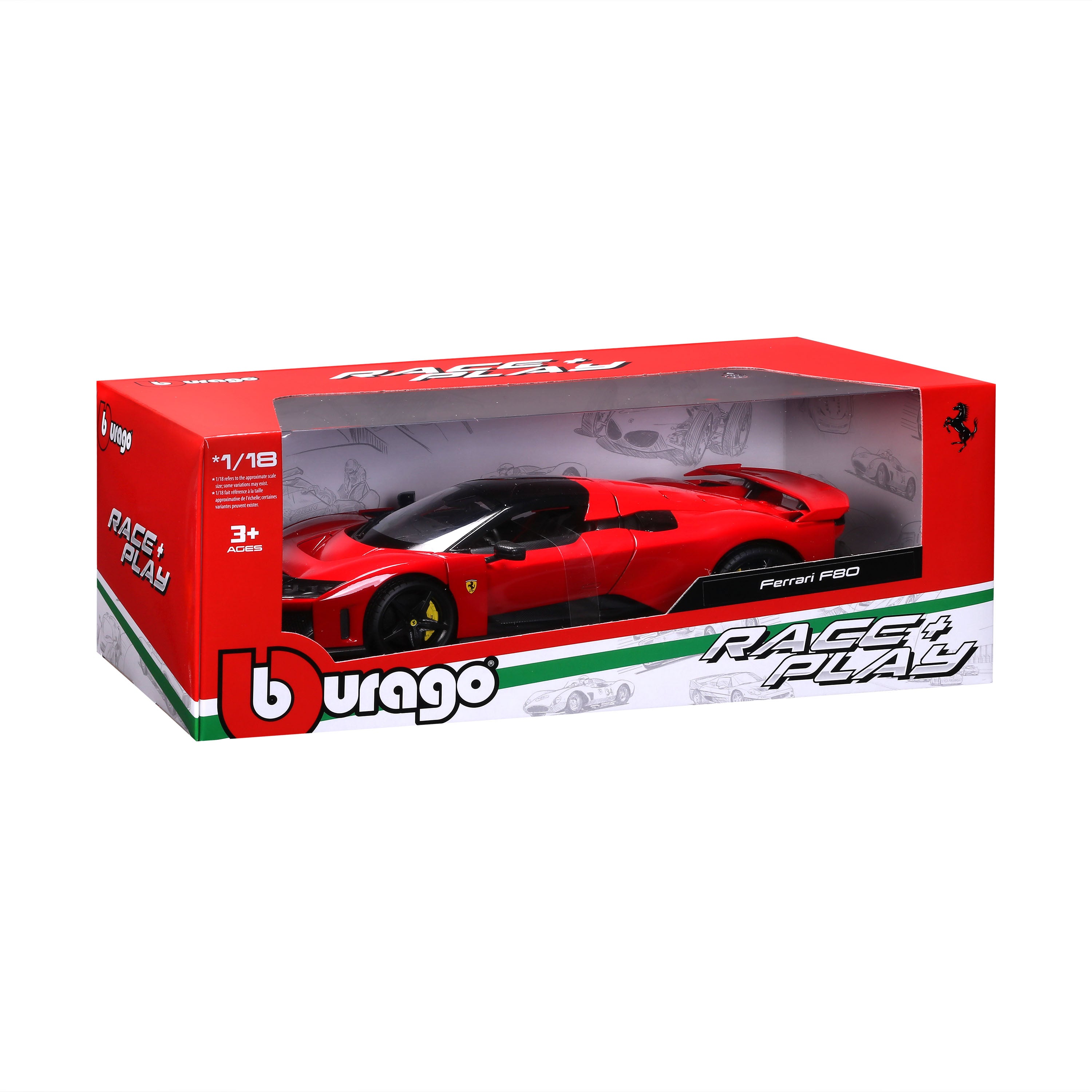 bburago-ferrari-f80-rouge-signature-1-18 image 2