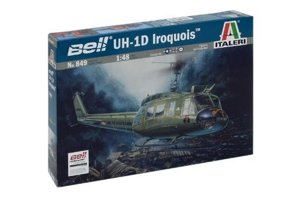 italeri-i849-uh-1d-slick-h-licopt-re-maquette-aviation-assembler image 1